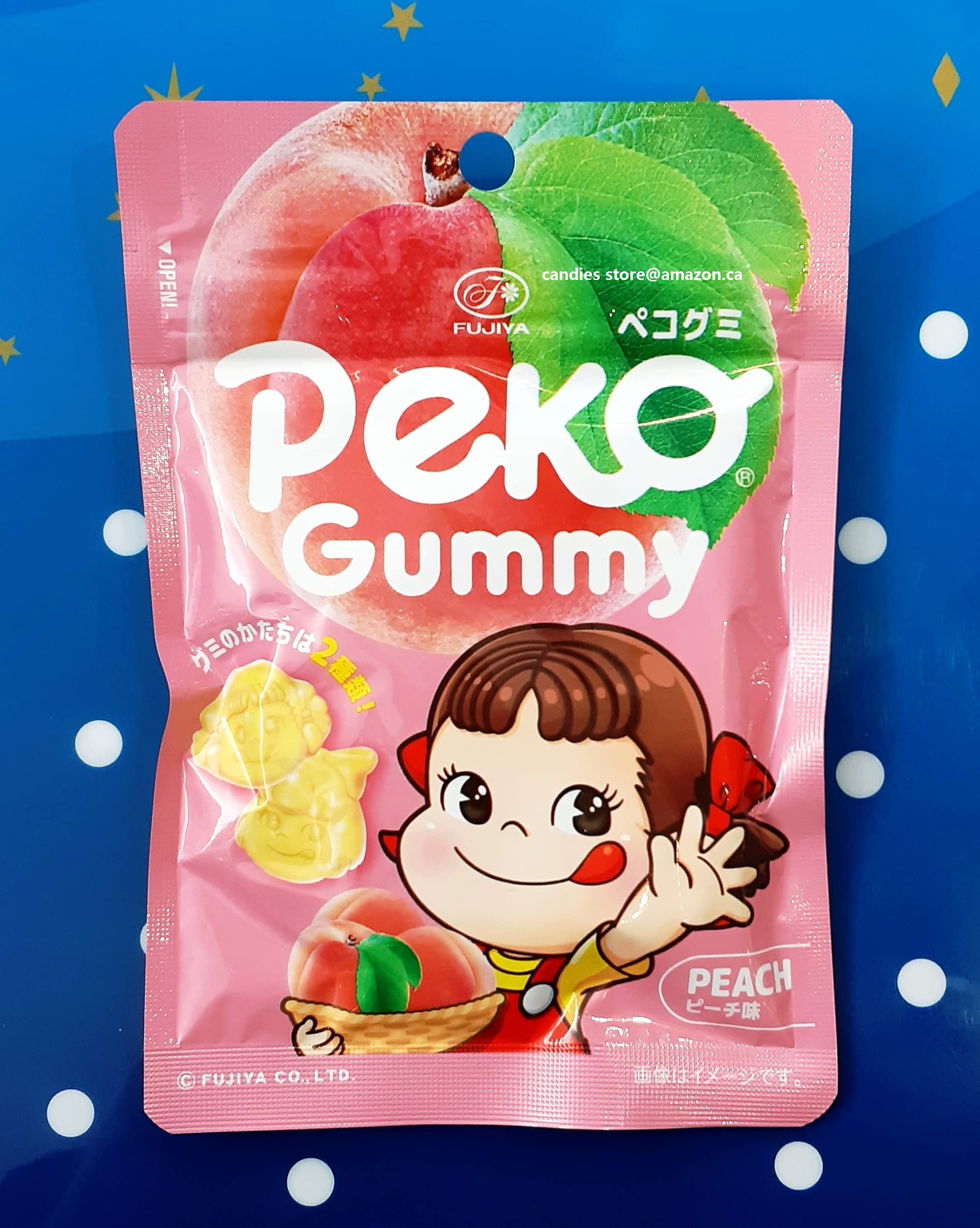 Amazon.com : FUJIYA Peko Gummy (Peach) : Grocery & Gourmet Food